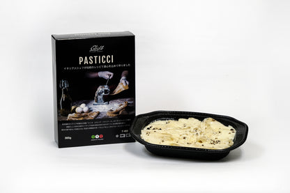 Basil pesto pasta gratin